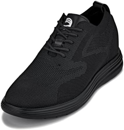 Black/Black Sole Ultra Light-Weight Lace-up Knitted Sporty Walker