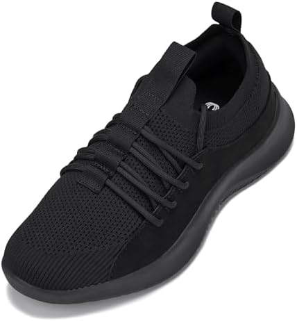 Black/Black Sole Ultra Lightweight Sporty Sneakers