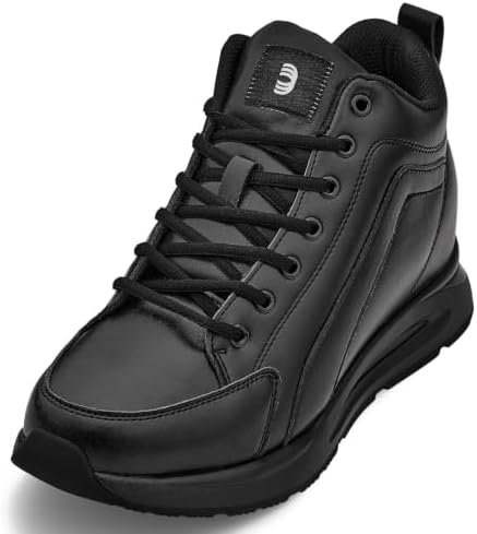 Black Fashion Mid Top Basketball Sneakers