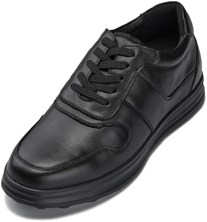 Black Lightweight Nappa Leather Sneakers