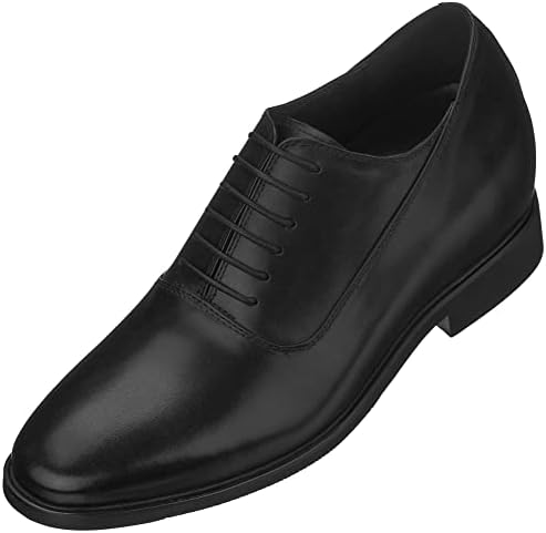 Black Premium Leather Lace-up Formal Dress Oxfords