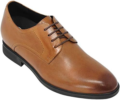 Brown Premium Leather Lightweight Lace-up Formal Oxfords
