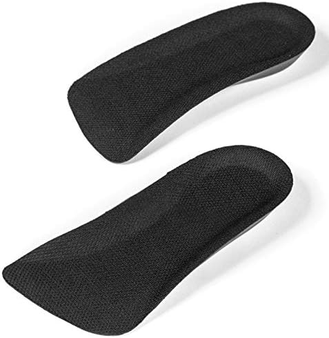 CALTO Half Elevator Insole for Men 1/2 Inch Height Increase Taller
