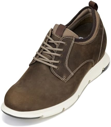 Coffee Brown Lace-up Premium Leather Casual Derby