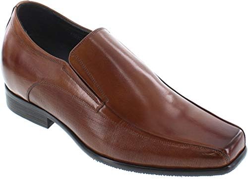 Copper Brown Premium Leather Slip-on Dress Loafers
