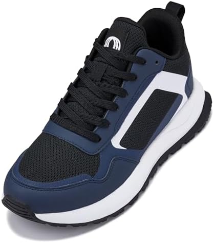 Dark Blue/Black Lightweight Sporty Sneakers