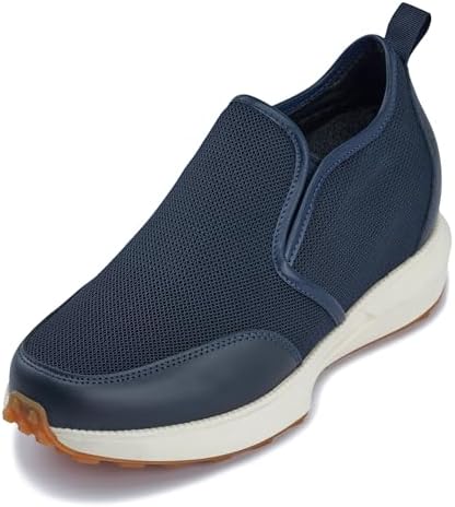 Dark Blue Lightweight Mid-Top Casual Sneaker Loafer