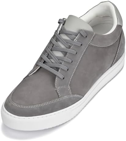 Grey Lightweight Lace-up Casual Sneakers