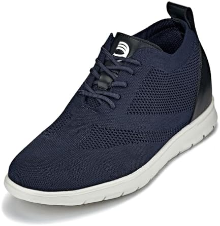 Night Blue/Black Ultra Light-Weight Lace-up Knitted Sporty Walker