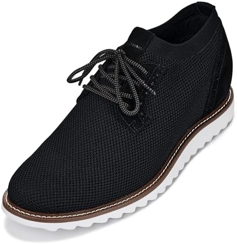 Noir Black Lightweight Lace-up Casual Derby