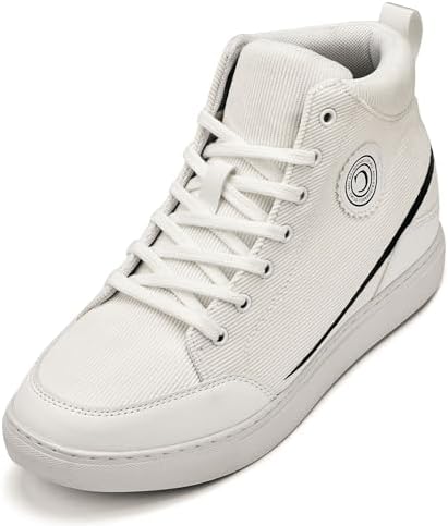 Off-White/White Sole Lace-up Corduroy Ankle Top Sneak-Boot