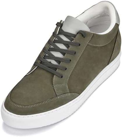 Olive Lightweight Lace-up Casual Sneakers