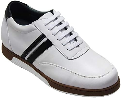 White Leather Lace-up Lightweight Clasic Casual Sneakers